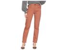 Fdj French Dressing Jeans Petite Sunset Hues Suzanne Straight Leg (cognac) Women's Casual Pants