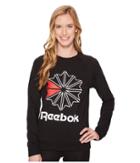 Reebok Starcrest Crew Neck (black) Women's T Shirt