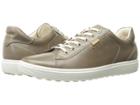 Ecco Soft Sneaker (warm Grey Cow Leather) Women's Lace Up Casual Shoes