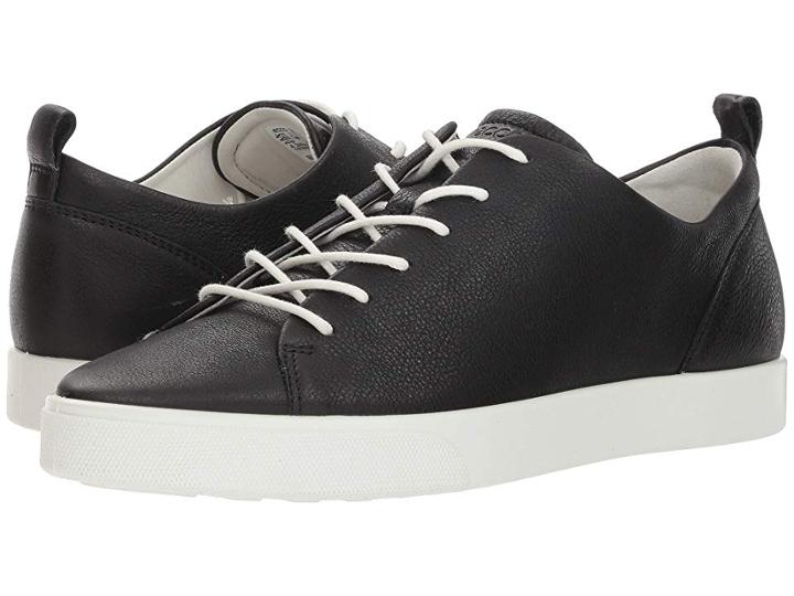 Ecco Gillian Tie (black Cow Leather) Women's Lace Up Casual Shoes