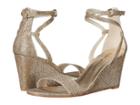 Stuart Weitzman Backdraft (gold Noir) Women's Wedge Shoes
