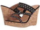 Athena Alexander Aerin (black) Women's Wedge Shoes