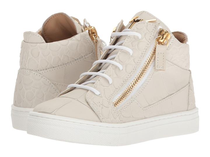 Giuseppe Zanotti Kids London Sneaker (toddler/little Kid) (grey) Kid's Shoes