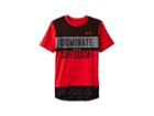 Under Armour Kids Dominate The Division Short Sleeve Tee (big Kids) (red/black) Boy's T Shirt