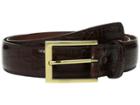 Torino Leather Co. 35mm Gator Grain Embossed Calf (brown) Men's Belts