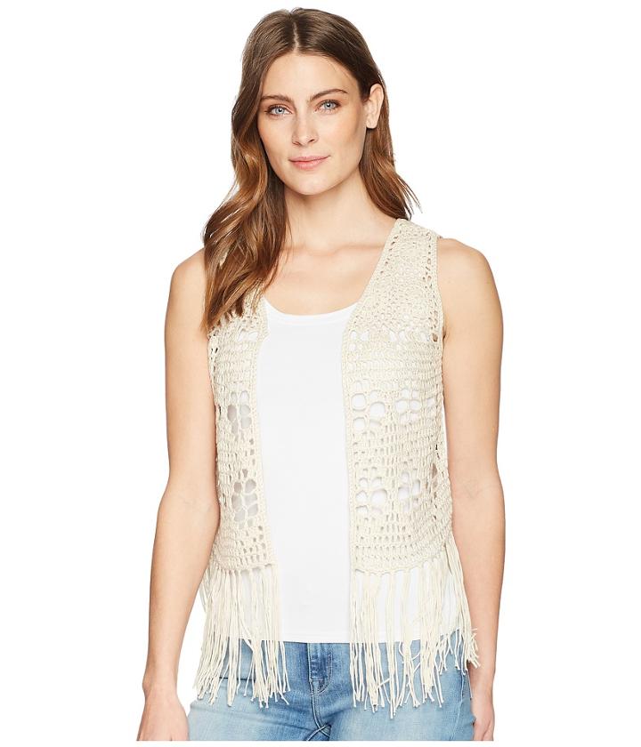 Rock And Roll Cowgirl Vest 49v5595 (natural) Women's Vest