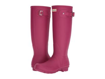 Hunter Original Tall Rain Boots (dark Ion Pink) Women's Rain Boots