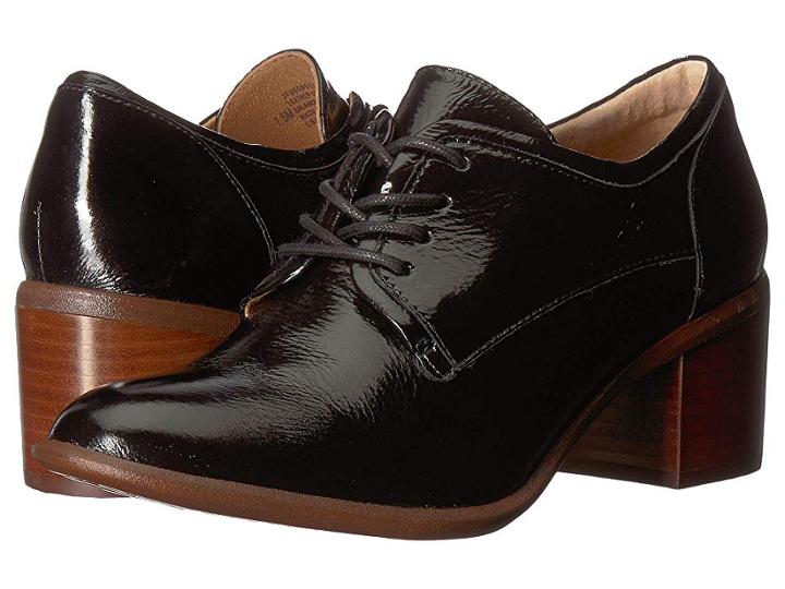 Sofft Patience (black Charme Lux Patent) Women's Lace-up Boots