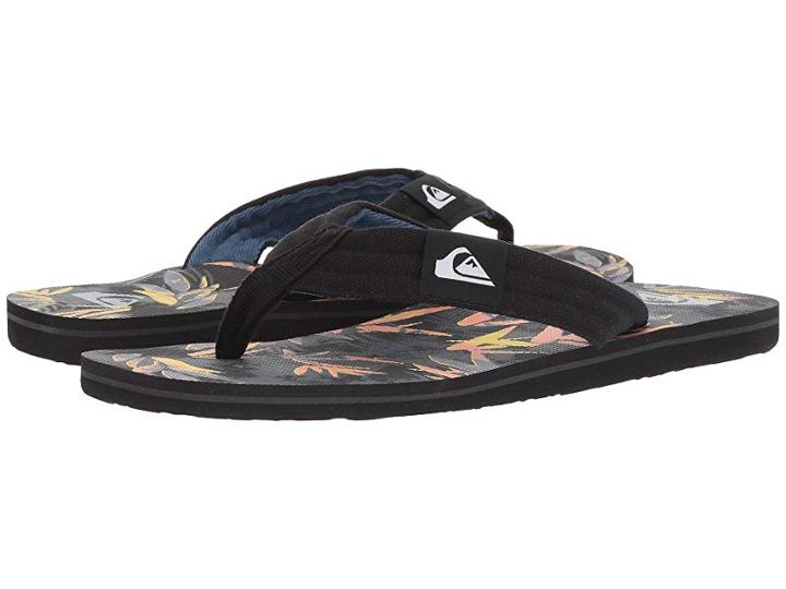 Quiksilver Molokai Layback (black/red/black) Men's Sandals