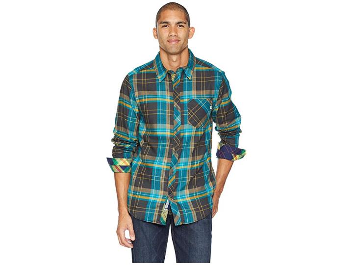 Marmot Anderson Lightweight Flannel (dark Coal) Men's Long Sleeve Button Up