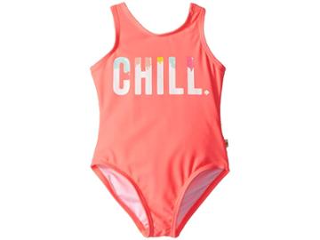 Kate Spade New York Kids Chill One-piece (toddler/little Kids) (surprise Coral) Girl's Swimsuits One Piece