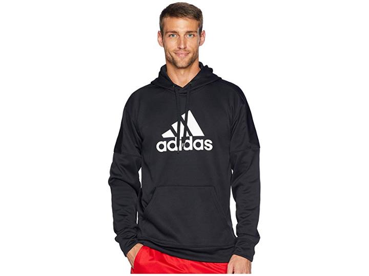 Adidas Team Issue Pullover Fleece Hoodie (black) Men's Sweatshirt