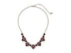 Marchesa 16 Inch Frontal Necklace (gold/red Multi) Necklace