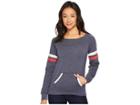 Alternative Sporty Maniac Sweatshirt (eco True Navy) Women's Sweatshirt