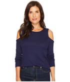 Sanctuary Bowery Thermal Bare Tee (nocturne) Women's T Shirt