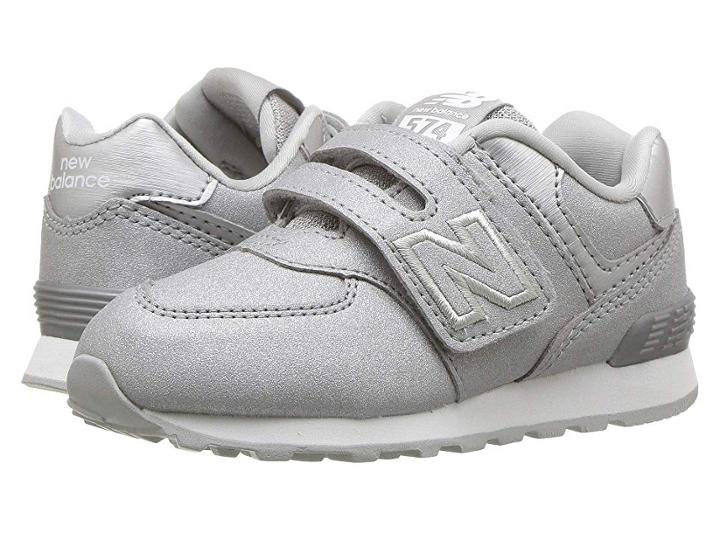 New Balance Kids Iv574v1 (infant/toddler) (silver/silver) Girls Shoes