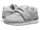 New Balance Kids Iv574v1 (infant/toddler) (silver/silver) Girls Shoes