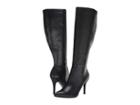 Nine West Fallon Tall Dress Extra Wide Boot (black Leather) Women's Boots
