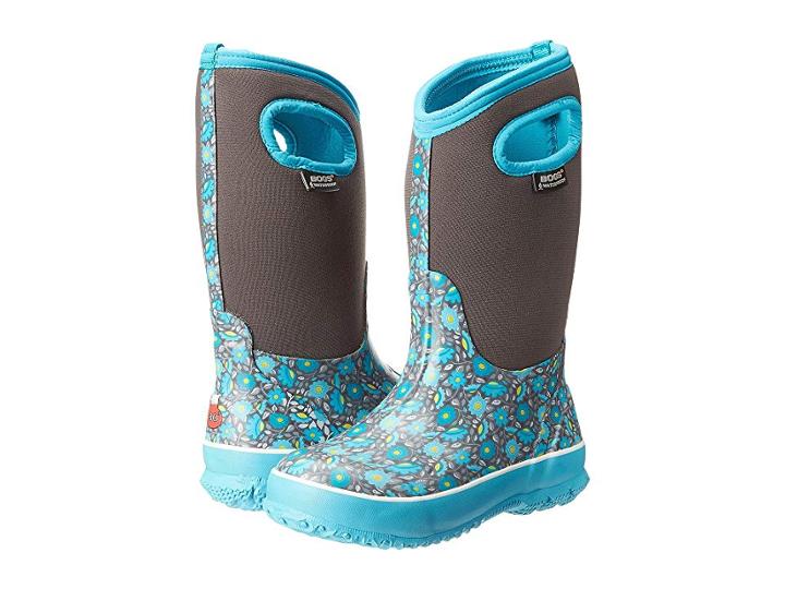 Bogs Kids Classic Sweet Pea (toddler/little Kid/big Kid) (turquoise Multi) Girls Shoes