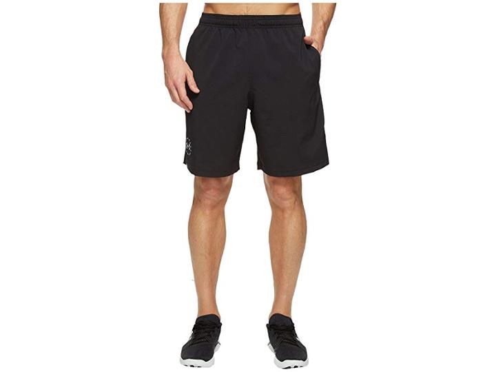 Under Armour Ua Freedom Armourvent Shorts (black/red/overcast Gray) Men's Shorts