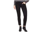 Hudson Tally Mid-rise Crop Raw Hem Jeans In Black (black) Women's Jeans