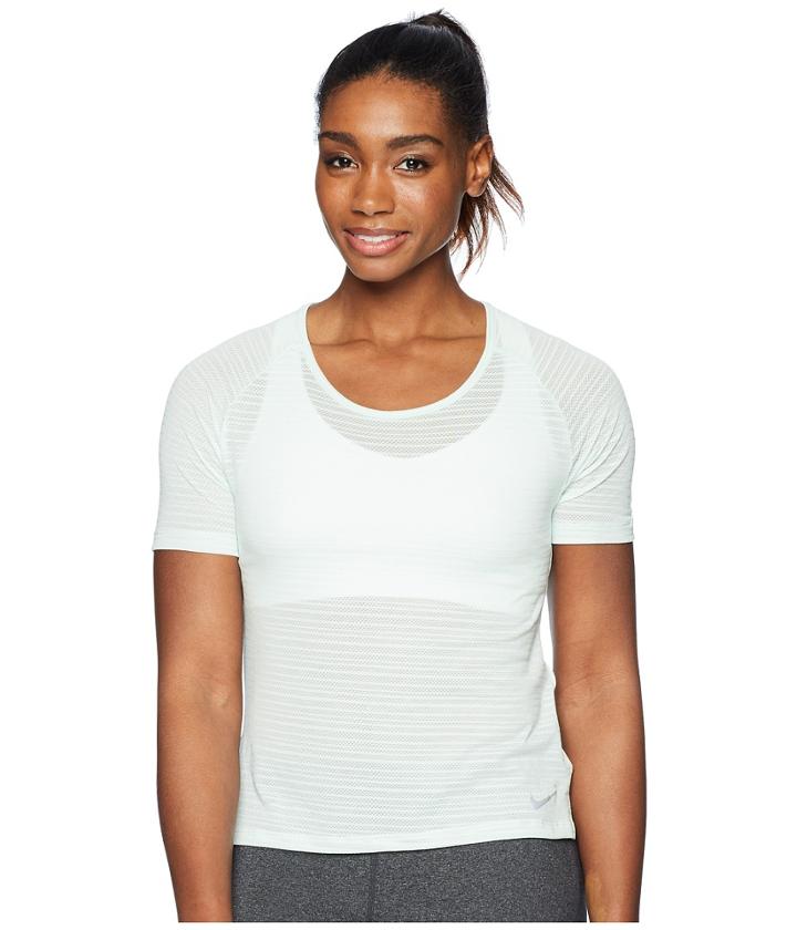 Nike Miler Breathe Short Sleeve Top (igloo/heather) Women's Short Sleeve Pullover