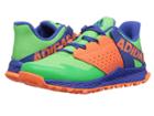 Adidas Kids Vigor Bounce (little Kid/big Kid) (shock Lime/blue/orange) Boy's Shoes