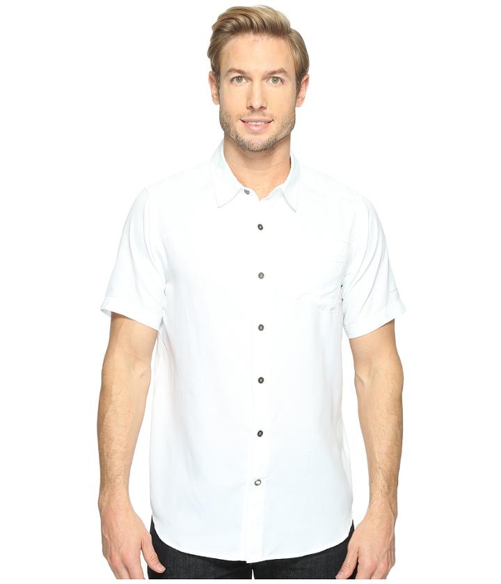 Columbia Pilsner Peak Ii Short Sleeve Shirt (white) Men's Short Sleeve Button Up