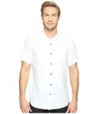 Columbia Pilsner Peak Ii Short Sleeve Shirt (white) Men's Short Sleeve Button Up