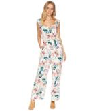 Sanctuary Freya Tie Back Jumpsuit (in Paradise) Women's Jumpsuit & Rompers One Piece