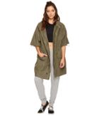 Free People Reworked Army Jacket (moss) Women's Coat