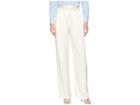 Adam Lippes Silk Charmeuse Pleat Front Trousers (butter) Women's Casual Pants
