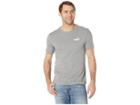 Puma Amplified Logo Tee (medium Grey Heather) Men's T Shirt