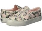 Superga 2398 Fantasycotw (light Pink) Women's Lace Up Casual Shoes
