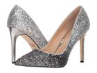 Jewel Badgley Mischka Malta (black/silver) Women's Shoes