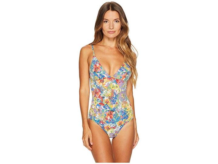 Stella Mccartney Iconic Print One-piece (floral Print) Women's Swimsuits One Piece