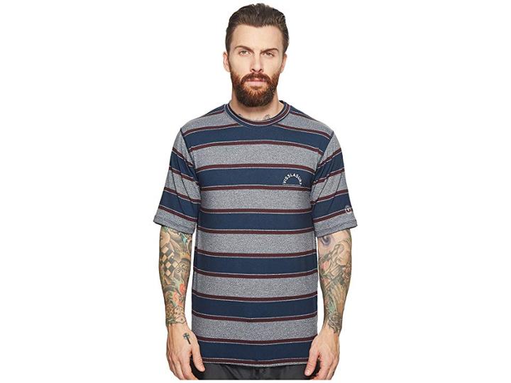 Vissla Delirium Short Sleeve Heathered Surf Tee (grey Heather) Men's T Shirt