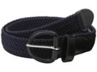 Florsheim Braided Elastic Stretch Belt 35mm (navy) Men's Belts