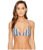 Onia Danni Top (lurex Stripe/blue Multi) Women's Swimwear