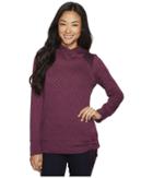 Prana Leland Hoodie (sangria) Women's Sweatshirt