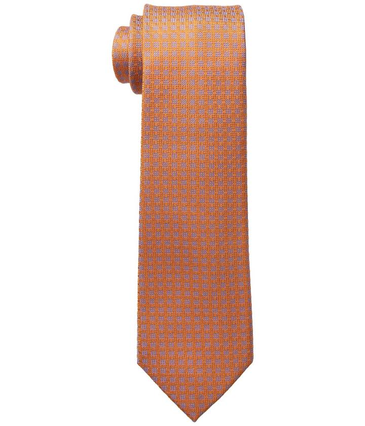 Michael Michael Kors Small Stitched Neat (orange) Ties