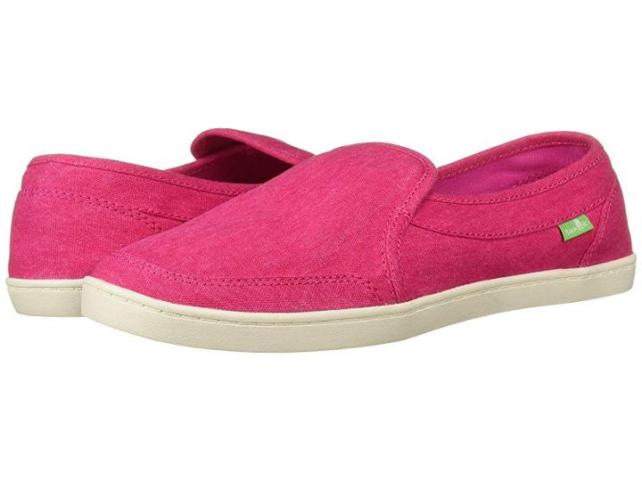 Sanuk Kids Lil Pair O Dice (little Kid/big Kid) (washed Cabaret) Girl's Shoes