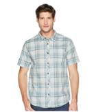 O'neill Sturghill Short Sleeve Woven Top (fog) Men's Clothing