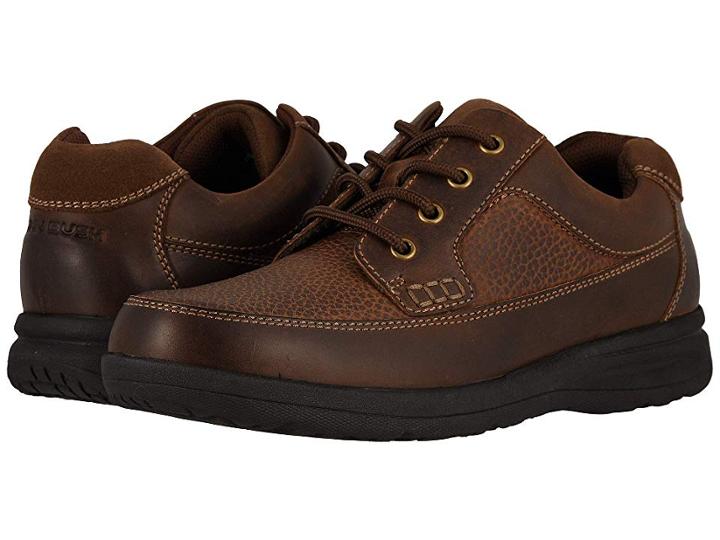 Nunn Bush Cam Oxford Casual Walking Shoe (brown Crazy Horse) Men's Lace Up Casual Shoes
