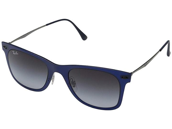 Ray-ban Rb4210 50mm (matte Dark Blue/grey Gradient) Fashion Sunglasses
