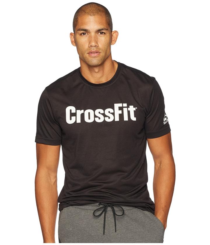 Reebok Crossfit Forging Elite Fitness Tee (black/white) Men's T Shirt