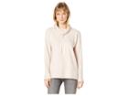 Chaps Vail French Terry Long Sleeve Knit (pink Multi) Women's Clothing