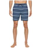 Quiksilver Waterman Overboard Volley Shorts (dark Denim) Men's Swimwear