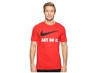 Nike Just Do Ittm Swooshtm Tee (university Red/black) Men's Clothing