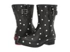 Chooka Classic Mid Lottie Dot (black Matte) Women's Rain Boots